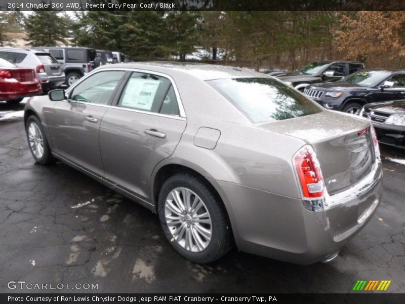 Pewter Grey Pearl Coat / Black 2014 Chrysler 300 AWD