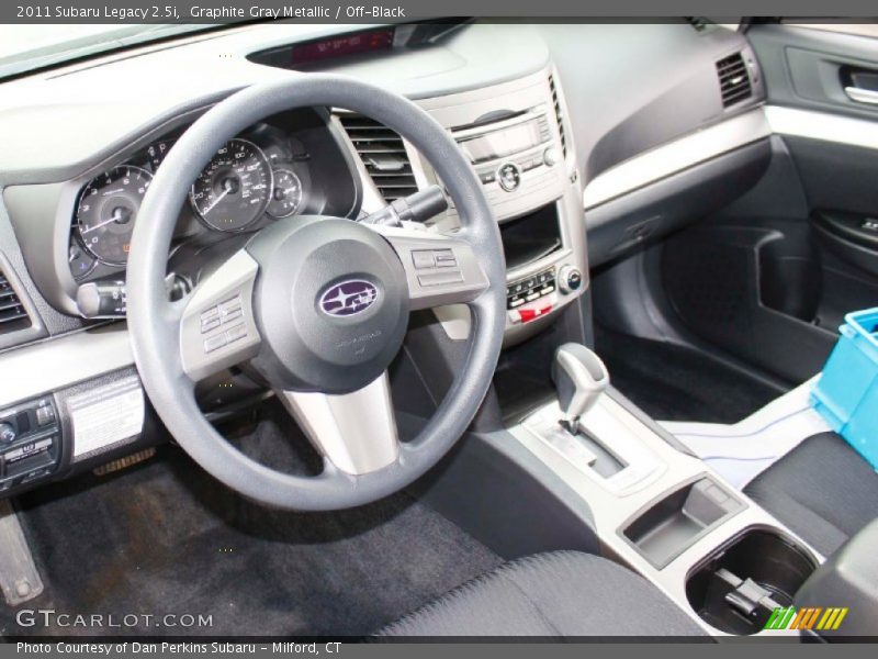 Graphite Gray Metallic / Off-Black 2011 Subaru Legacy 2.5i