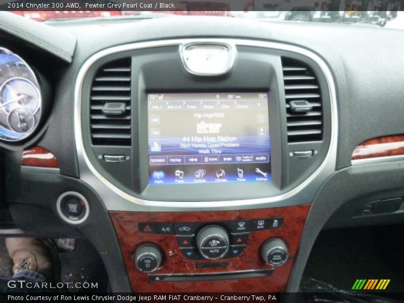 Pewter Grey Pearl Coat / Black 2014 Chrysler 300 AWD