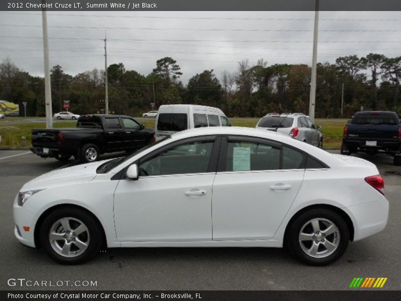 Summit White / Jet Black 2012 Chevrolet Cruze LT