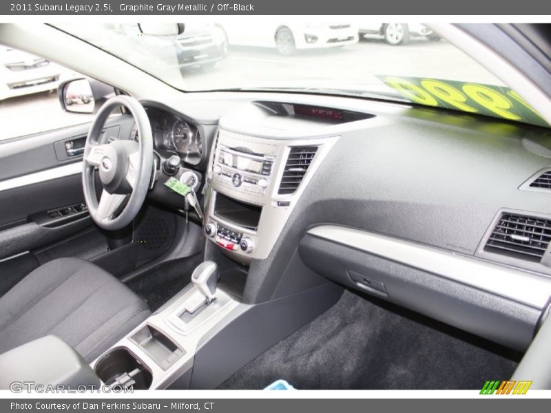 Graphite Gray Metallic / Off-Black 2011 Subaru Legacy 2.5i