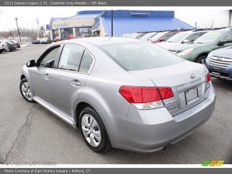 Graphite Gray Metallic / Off-Black 2011 Subaru Legacy 2.5i