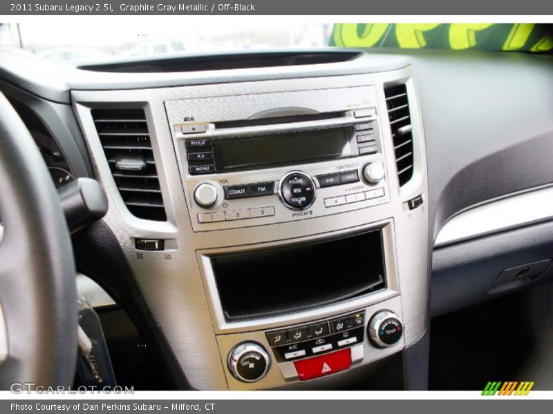 Graphite Gray Metallic / Off-Black 2011 Subaru Legacy 2.5i