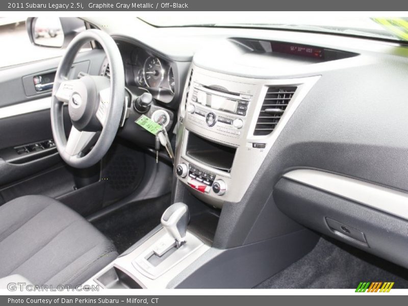 Graphite Gray Metallic / Off-Black 2011 Subaru Legacy 2.5i