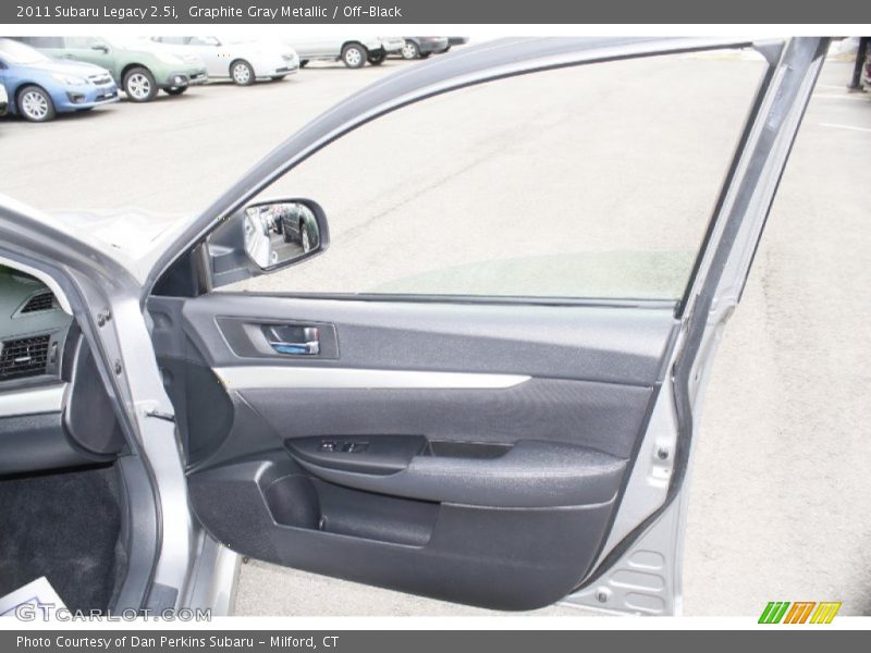 Graphite Gray Metallic / Off-Black 2011 Subaru Legacy 2.5i