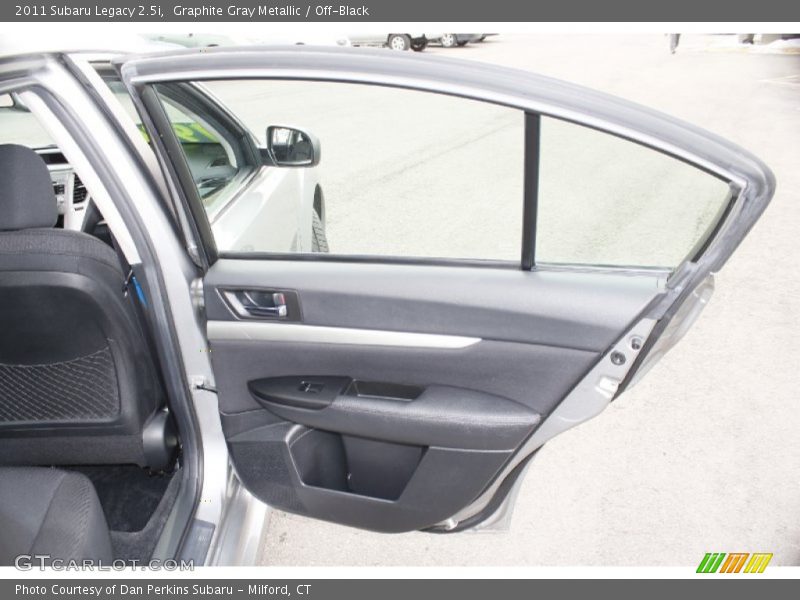 Graphite Gray Metallic / Off-Black 2011 Subaru Legacy 2.5i