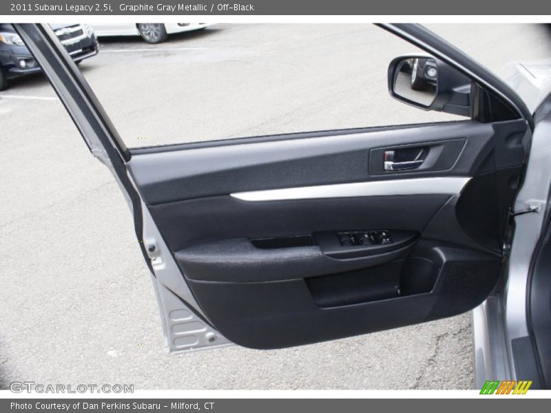 Graphite Gray Metallic / Off-Black 2011 Subaru Legacy 2.5i