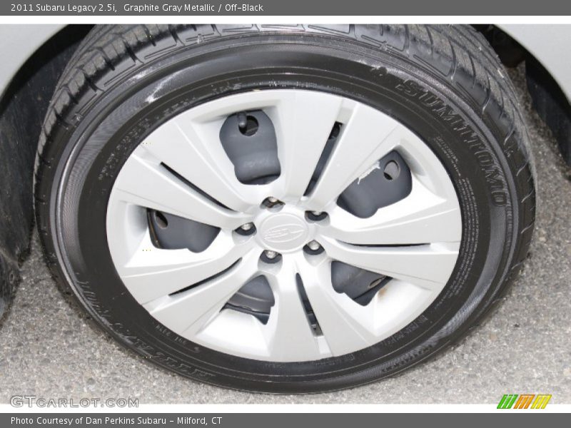 Graphite Gray Metallic / Off-Black 2011 Subaru Legacy 2.5i