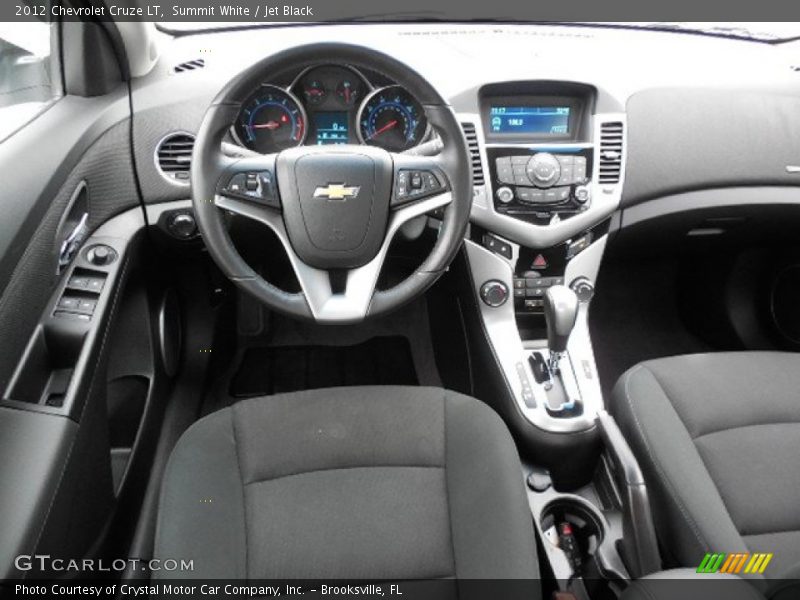 Summit White / Jet Black 2012 Chevrolet Cruze LT