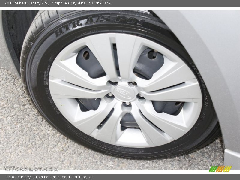 Graphite Gray Metallic / Off-Black 2011 Subaru Legacy 2.5i