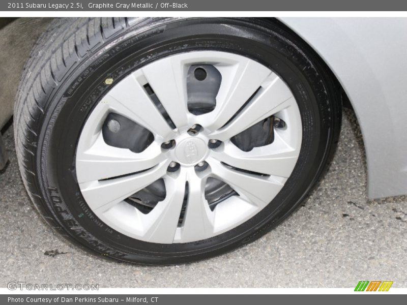 Graphite Gray Metallic / Off-Black 2011 Subaru Legacy 2.5i