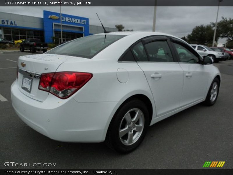 Summit White / Jet Black 2012 Chevrolet Cruze LT