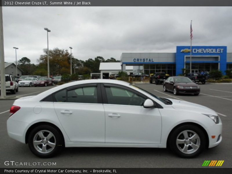 Summit White / Jet Black 2012 Chevrolet Cruze LT