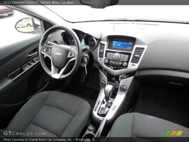 Summit White / Jet Black 2012 Chevrolet Cruze LT
