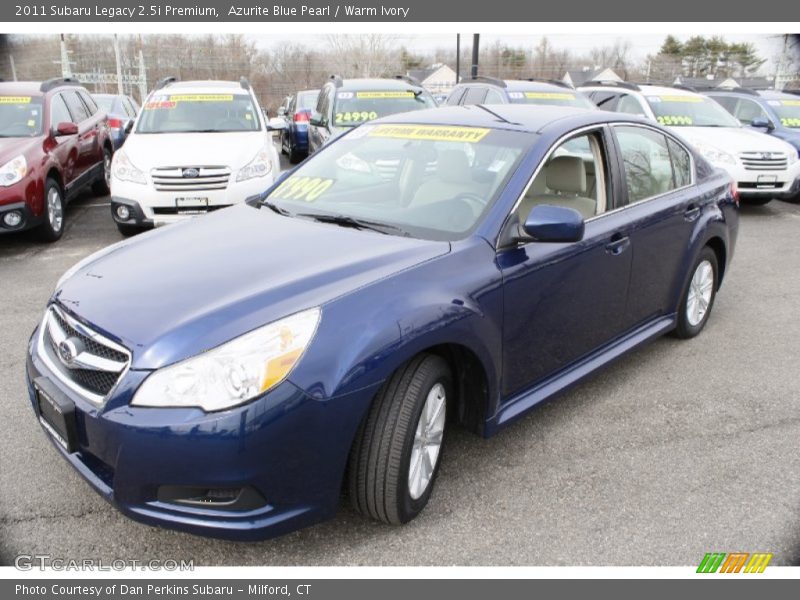 Azurite Blue Pearl / Warm Ivory 2011 Subaru Legacy 2.5i Premium