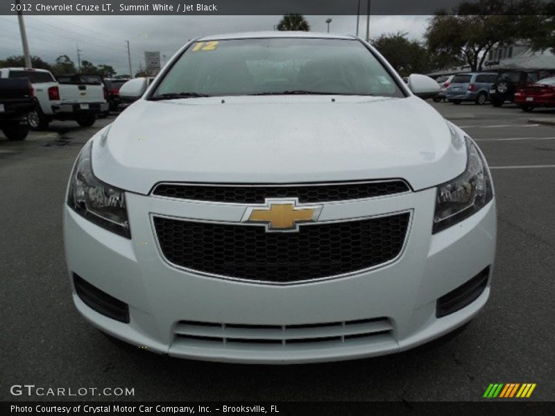 Summit White / Jet Black 2012 Chevrolet Cruze LT