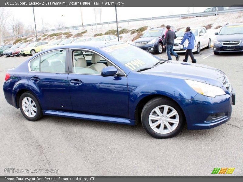 Azurite Blue Pearl / Warm Ivory 2011 Subaru Legacy 2.5i Premium