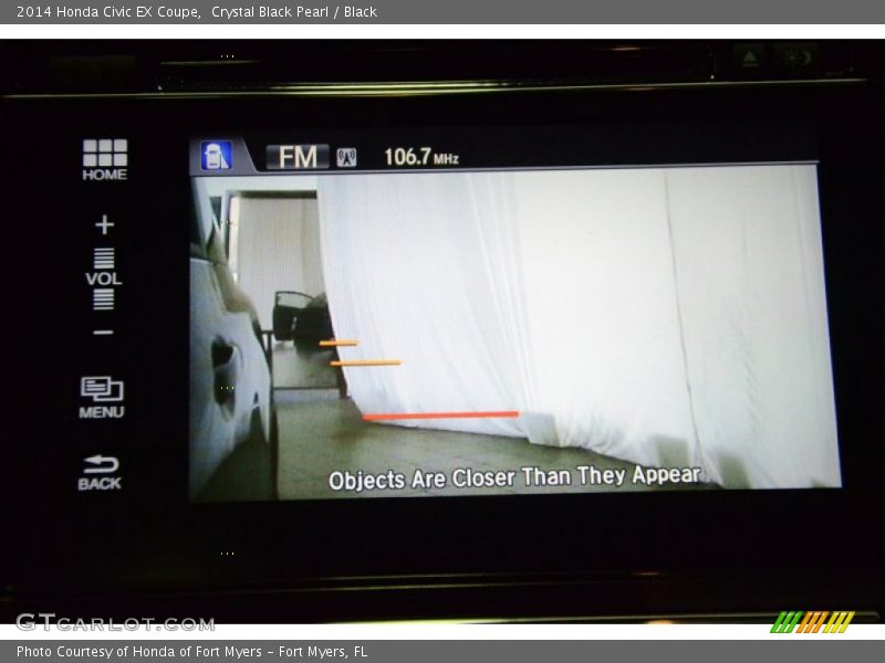 Crystal Black Pearl / Black 2014 Honda Civic EX Coupe