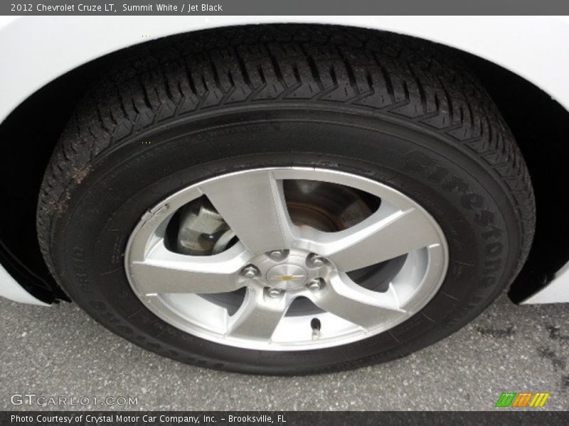 Summit White / Jet Black 2012 Chevrolet Cruze LT