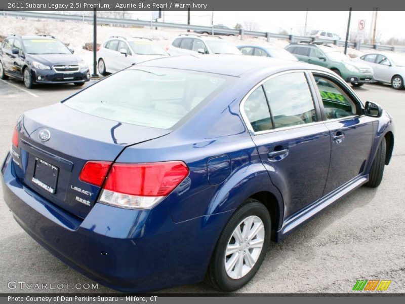Azurite Blue Pearl / Warm Ivory 2011 Subaru Legacy 2.5i Premium