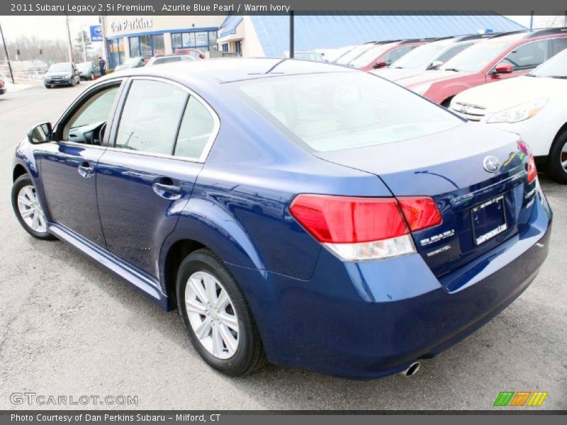 Azurite Blue Pearl / Warm Ivory 2011 Subaru Legacy 2.5i Premium