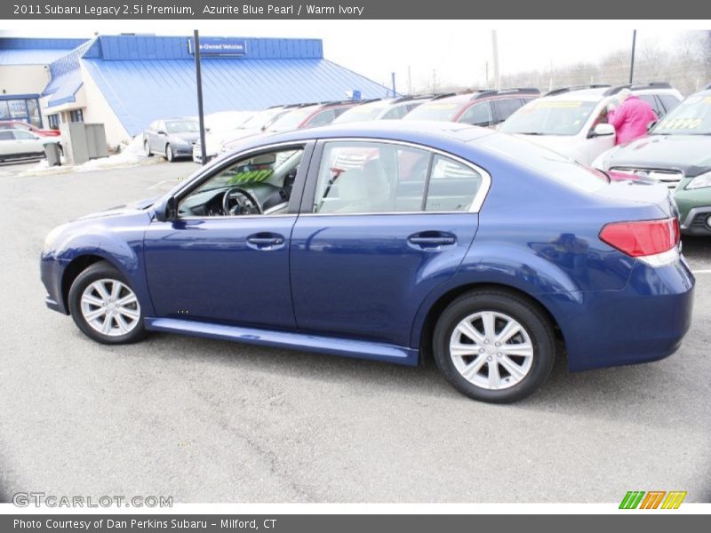 Azurite Blue Pearl / Warm Ivory 2011 Subaru Legacy 2.5i Premium