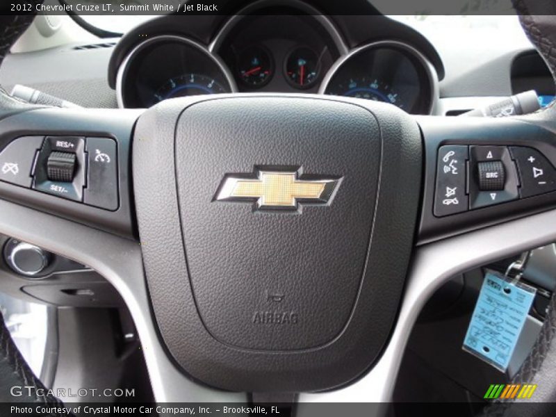 Summit White / Jet Black 2012 Chevrolet Cruze LT