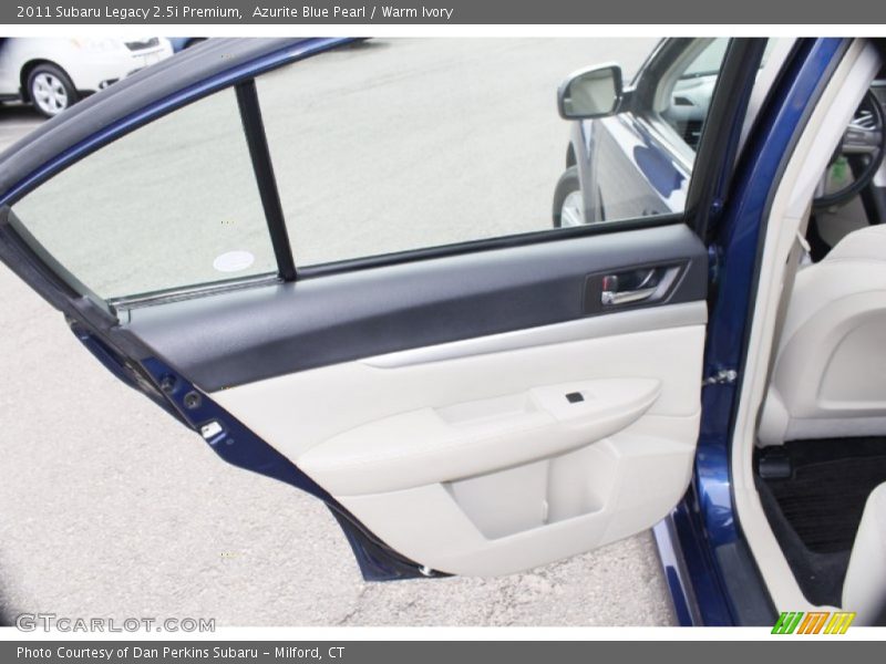 Azurite Blue Pearl / Warm Ivory 2011 Subaru Legacy 2.5i Premium