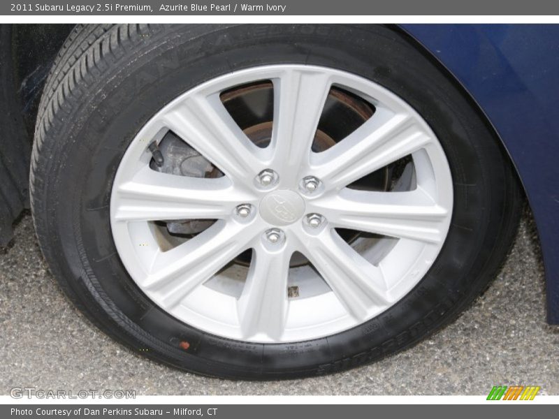 Azurite Blue Pearl / Warm Ivory 2011 Subaru Legacy 2.5i Premium