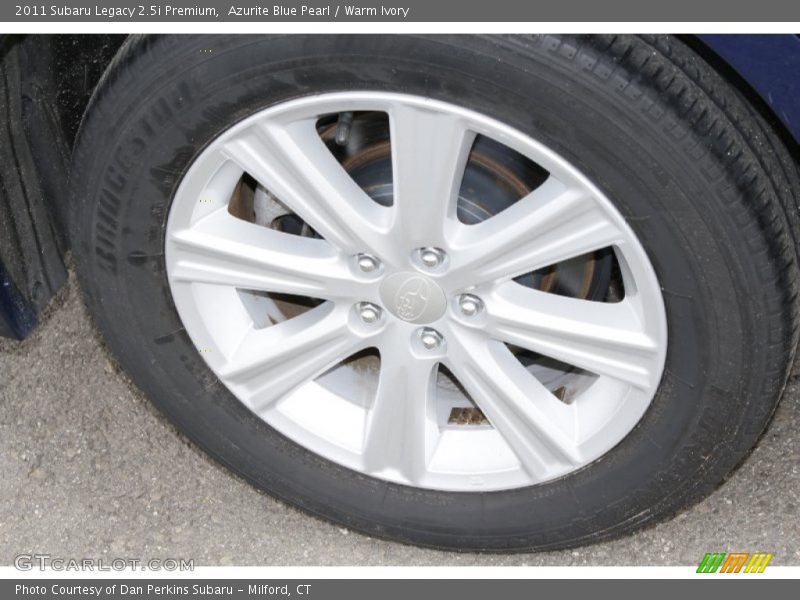 Azurite Blue Pearl / Warm Ivory 2011 Subaru Legacy 2.5i Premium