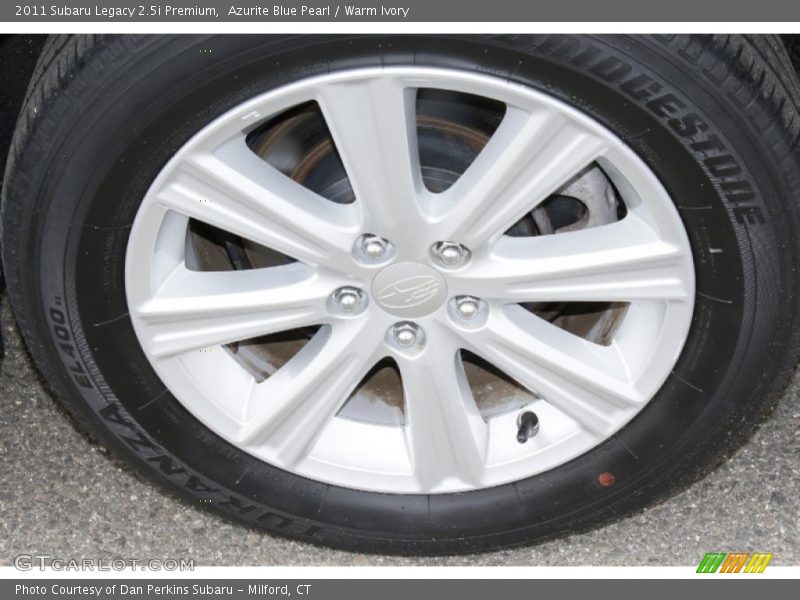 Azurite Blue Pearl / Warm Ivory 2011 Subaru Legacy 2.5i Premium