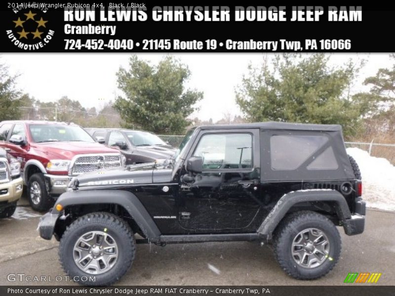 Black / Black 2014 Jeep Wrangler Rubicon 4x4