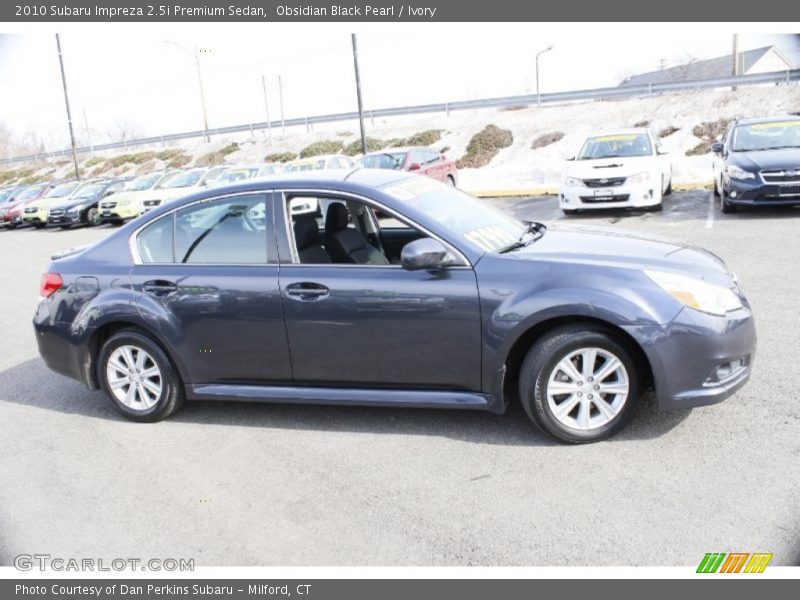 Obsidian Black Pearl / Ivory 2010 Subaru Impreza 2.5i Premium Sedan
