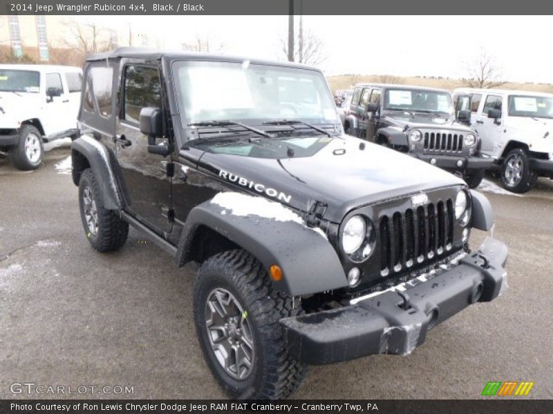 Black / Black 2014 Jeep Wrangler Rubicon 4x4