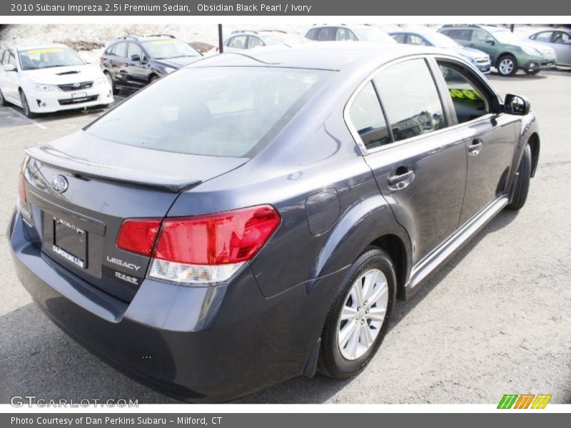 Obsidian Black Pearl / Ivory 2010 Subaru Impreza 2.5i Premium Sedan