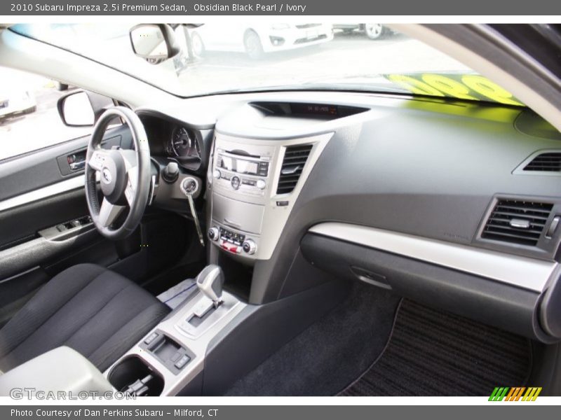 Obsidian Black Pearl / Ivory 2010 Subaru Impreza 2.5i Premium Sedan