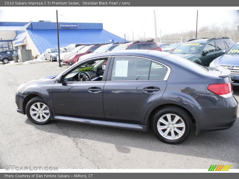 Obsidian Black Pearl / Ivory 2010 Subaru Impreza 2.5i Premium Sedan