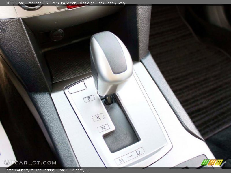 Obsidian Black Pearl / Ivory 2010 Subaru Impreza 2.5i Premium Sedan