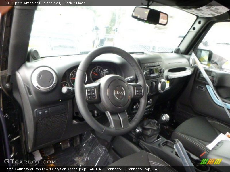 Black Interior - 2014 Wrangler Rubicon 4x4 