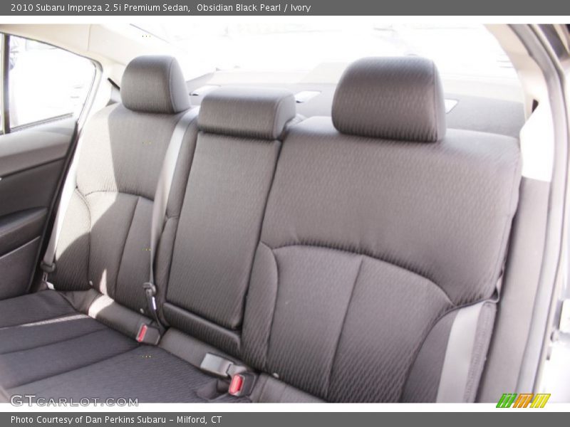 Obsidian Black Pearl / Ivory 2010 Subaru Impreza 2.5i Premium Sedan