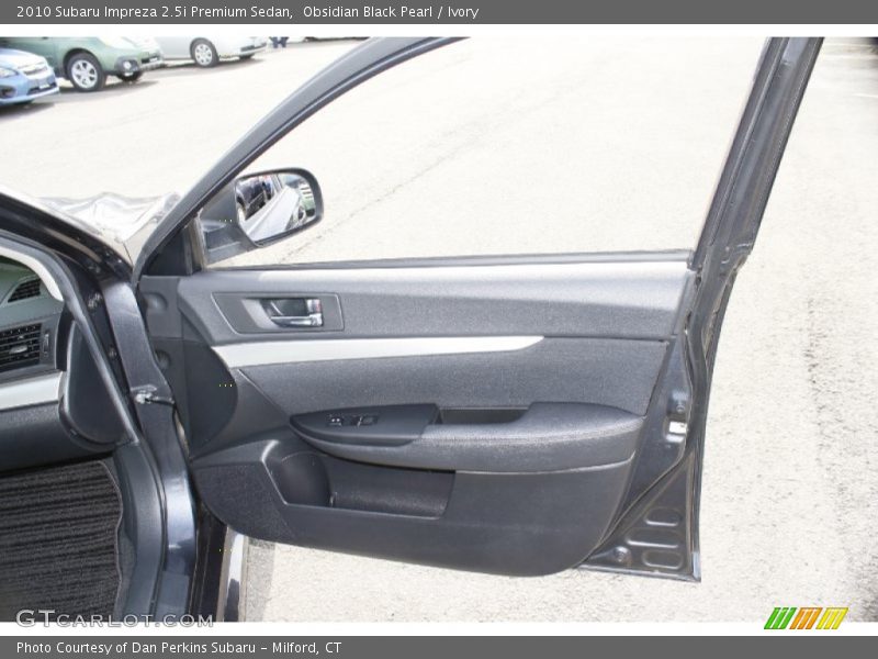 Obsidian Black Pearl / Ivory 2010 Subaru Impreza 2.5i Premium Sedan