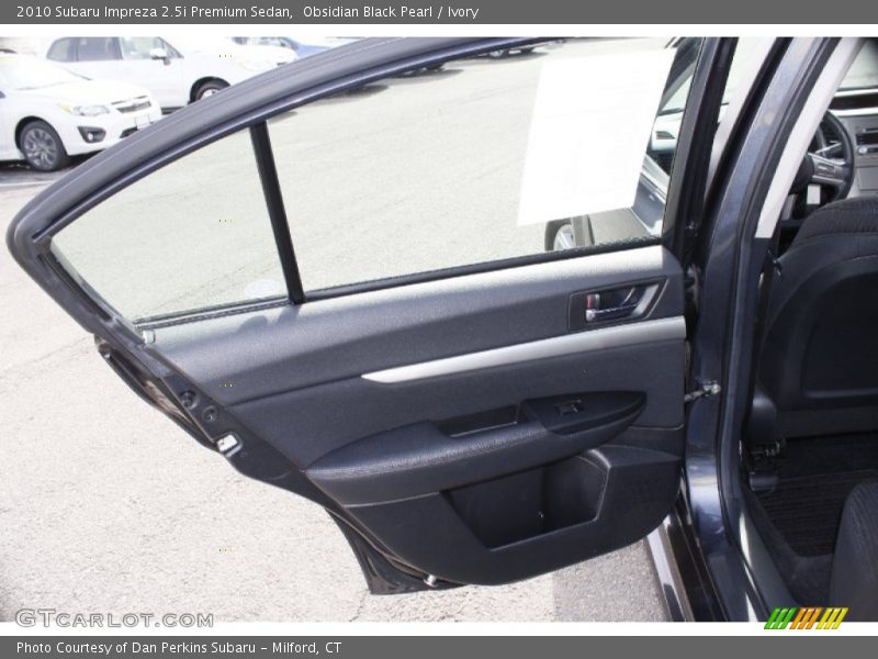Obsidian Black Pearl / Ivory 2010 Subaru Impreza 2.5i Premium Sedan