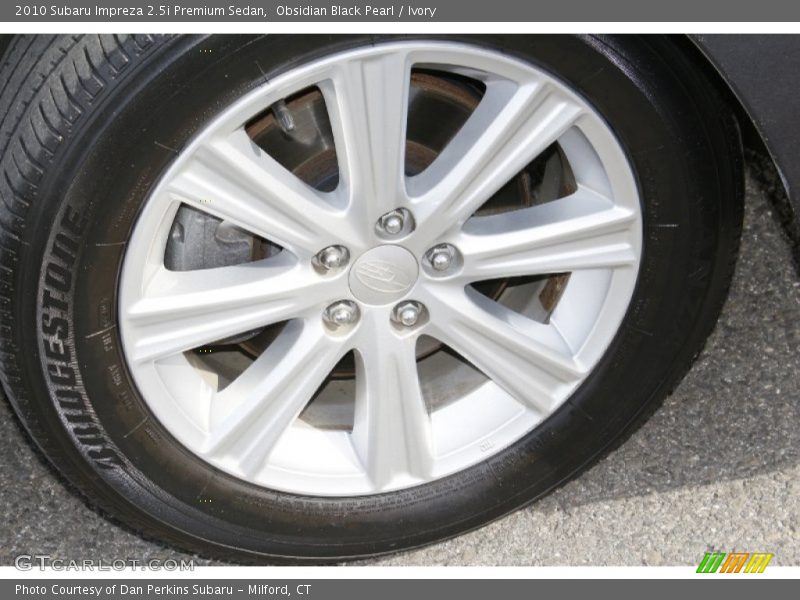 Obsidian Black Pearl / Ivory 2010 Subaru Impreza 2.5i Premium Sedan