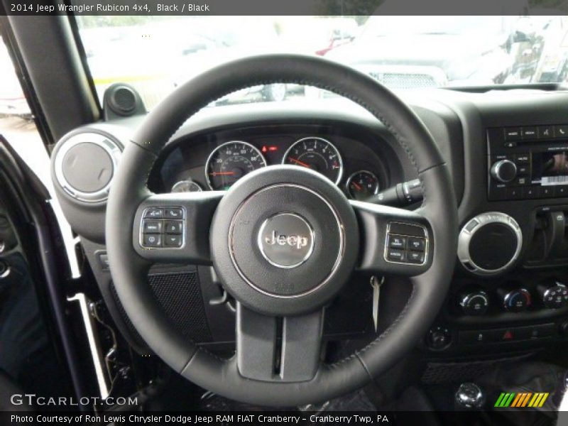  2014 Wrangler Rubicon 4x4 Steering Wheel