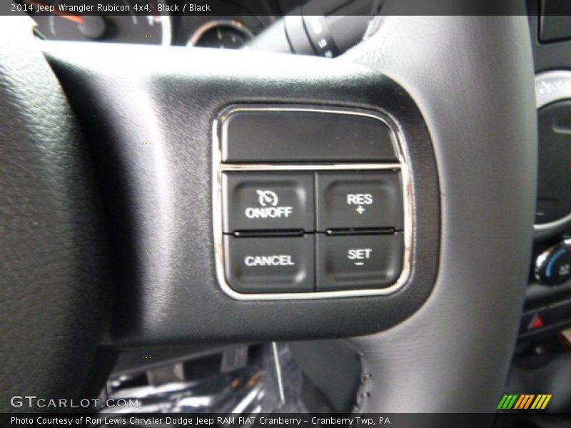 Controls of 2014 Wrangler Rubicon 4x4