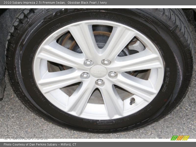 Obsidian Black Pearl / Ivory 2010 Subaru Impreza 2.5i Premium Sedan