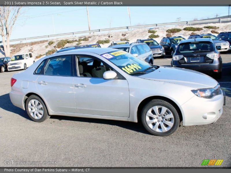 Spark Silver Metallic / Carbon Black 2011 Subaru Impreza 2.5i Sedan