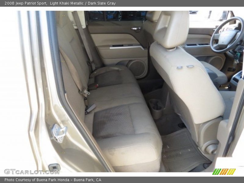 Light Khaki Metallic / Dark Slate Gray 2008 Jeep Patriot Sport