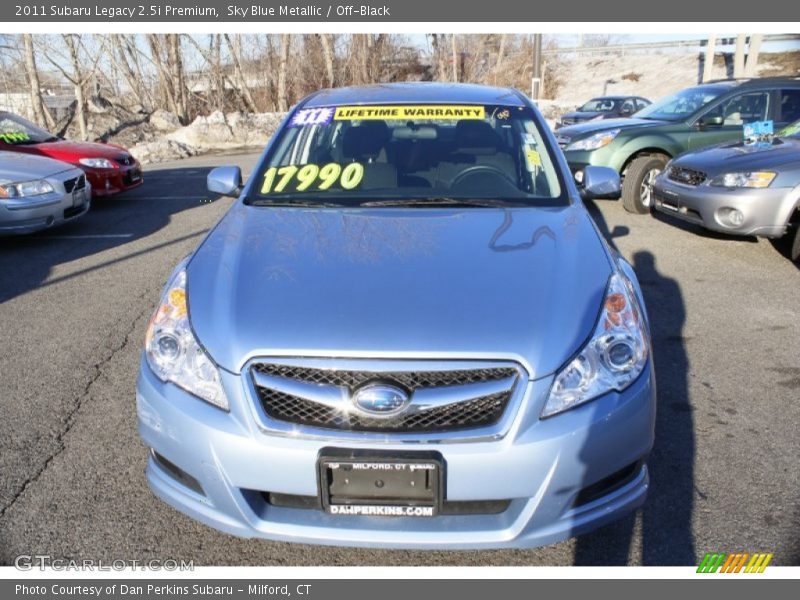 Sky Blue Metallic / Off-Black 2011 Subaru Legacy 2.5i Premium