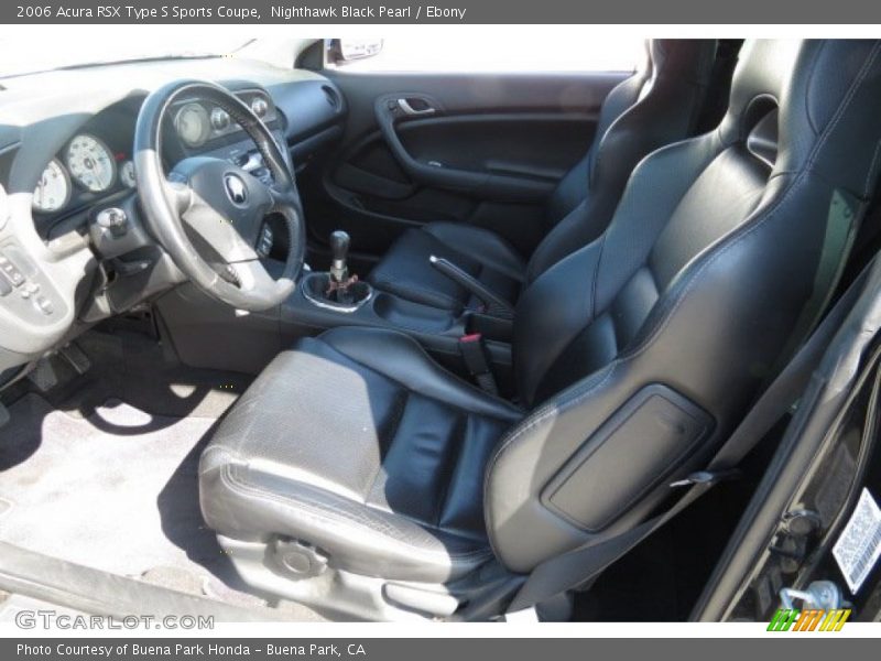 Nighthawk Black Pearl / Ebony 2006 Acura RSX Type S Sports Coupe